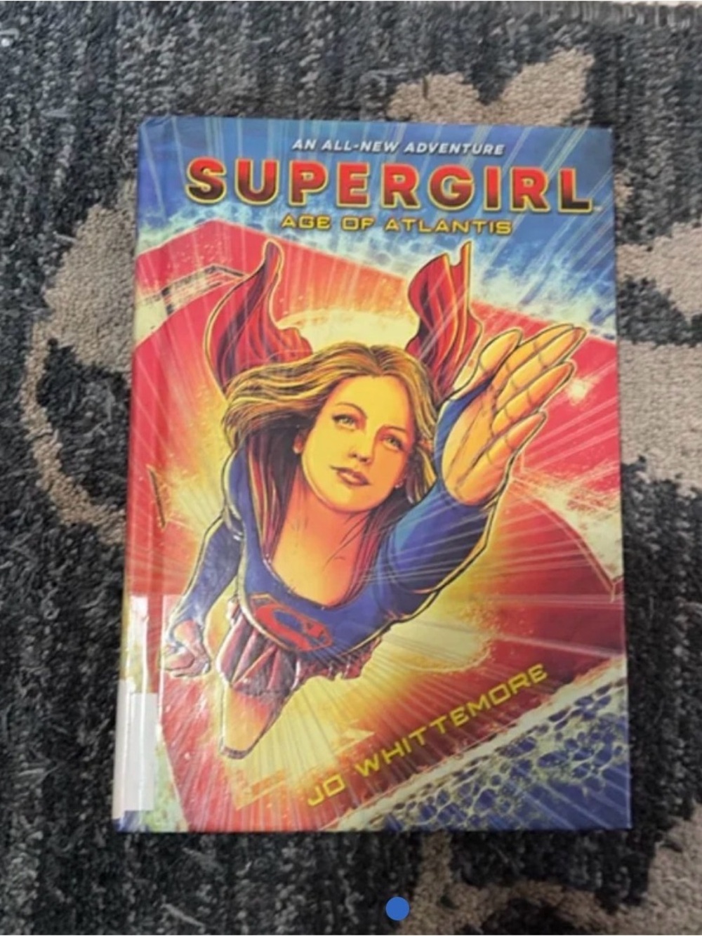 Supergirl: Age of Atlantis Hardcover Graphic Novel - Bright Red & Blue Cover